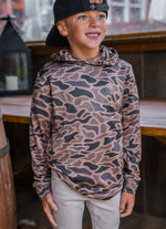 Load image into Gallery viewer, Youth Performance Hoodie - Gauge Camo
