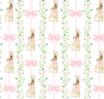 Load image into Gallery viewer, PRE-ORDER: Girls Easter Bunny and Bows Play Dress
