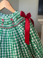 Load image into Gallery viewer, Candy Cane Smocked Set
