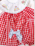 Load image into Gallery viewer, SHADOW EMBROIDERY BLOOMER SET/DRESS
