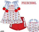 Load image into Gallery viewer, PRE-ORDER: CUSTOM SMOCKED SHORTS SET
