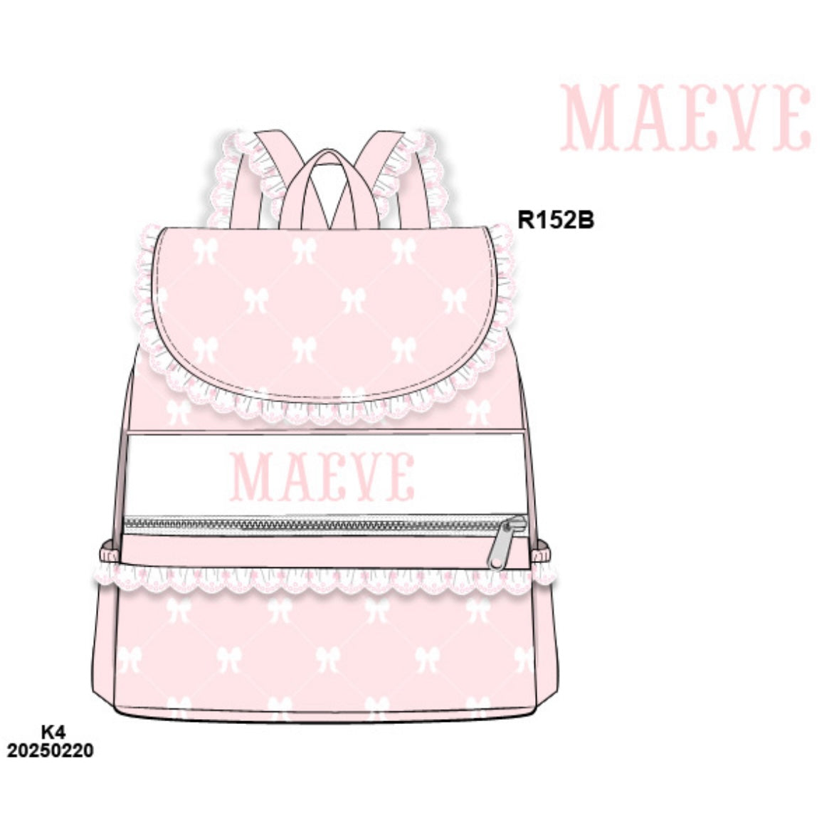 PRE-ORDER: Smocked Quilted Bow Backpack – The Trendy Toddler Smocked