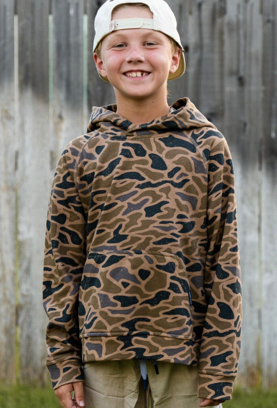 Youth Fleece Hoodie - Gauge Camo