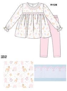 PRE-ORDER: Knit Pink Christmas Print Set