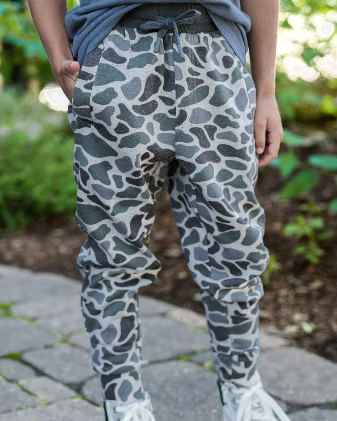 Youth Fleece Jogger - Classic Deer Camo