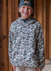 Youth Fleece Hoodie - Classic Deer Camo