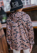 Load image into Gallery viewer, Youth Performance Hoodie - Gauge Camo
