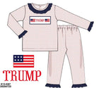 Load image into Gallery viewer, GIRL&#39;S SMOCKED TRUMP PJ&#39;S
