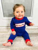 Load image into Gallery viewer, BOY&#39;S SMOCKED TRUMP PJ&#39;S
