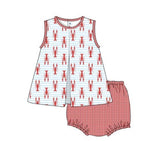Load image into Gallery viewer, Boys Crawfish Diaper Set

