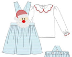 Load image into Gallery viewer, Santa Applique Dress
