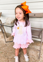 Load image into Gallery viewer, Girls Dog/Pumpkin Shorts Set
