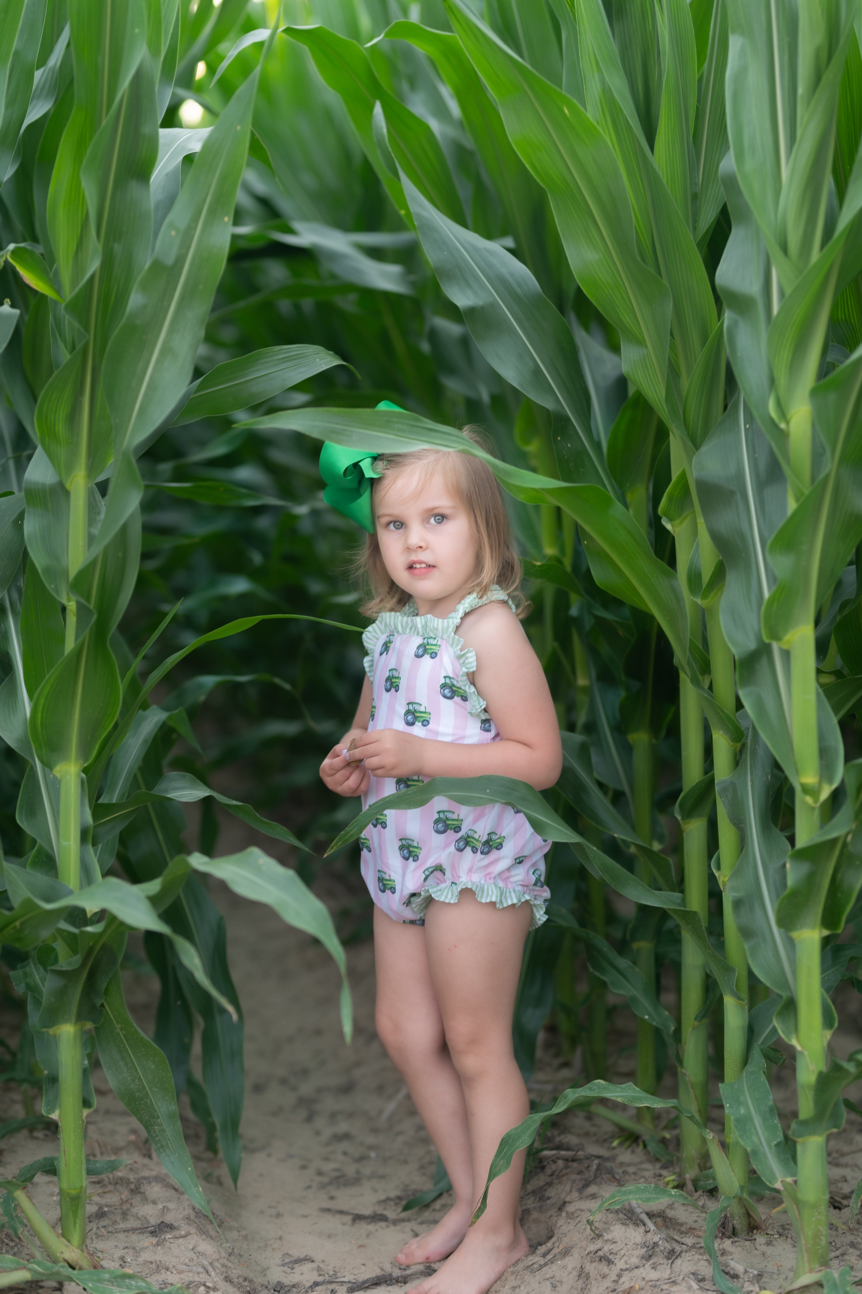 Girls Tractor Swimsuit