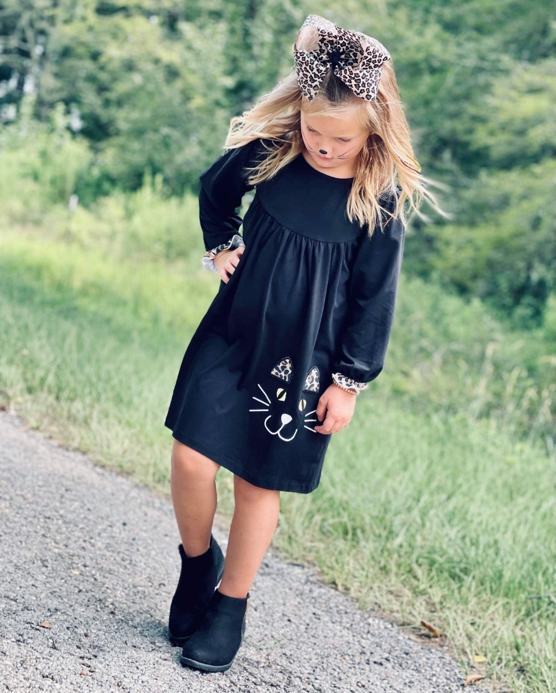 Black Cat Dress The Trendy Toddler Smocked Black Cat Dress The Trendy Toddler Smocked