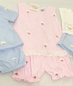 Load image into Gallery viewer, Girls Cotton Boll Bloomer Set
