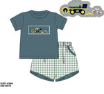 Load image into Gallery viewer, Combine/Cotton All Knit Boys Shorts Set
