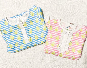 Baby Chick Blue Stripe Loungewear